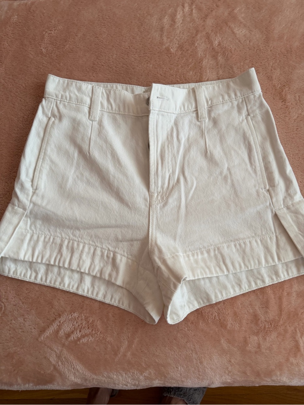7 for all mankind sexy White High Waist Tailored Shorts unique design 28